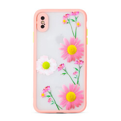 Apple iPhone X Case Zore Fily Cover Pink