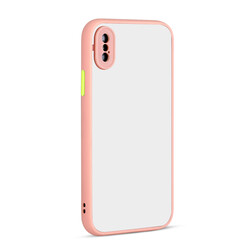 Apple iPhone X Case Zore Hux Cover Pink