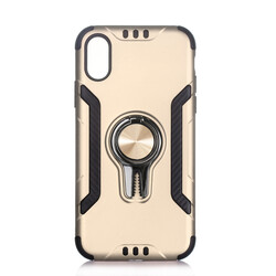 Apple iPhone X Case Zore Koko Cover Gold