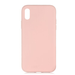 Apple iPhone X Case Zore LSR Lansman Cover Light Pink