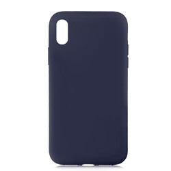 Apple iPhone X Case Zore LSR Lansman Cover Navy blue