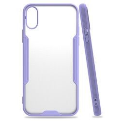 Apple iPhone X Case Zore Parfe Cover Purple