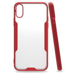 Apple iPhone X Case Zore Parfe Cover Red