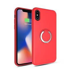 Apple iPhone X Case Zore Plex Cover Red