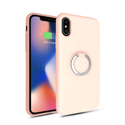 Apple iPhone X Case Zore Plex Cover Light Pink