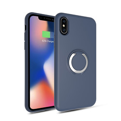 Apple iPhone X Case Zore Plex Cover Navy blue