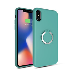 Apple iPhone X Case Zore Plex Cover Dark Green