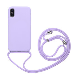 Apple iPhone X Case Zore Ropi Cover Purple