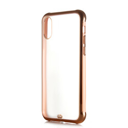 Apple iPhone X Case Zore Voit Cover Gold