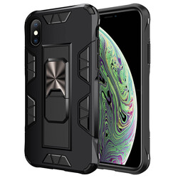 Apple iPhone X Case Zore Volve Cover Black
