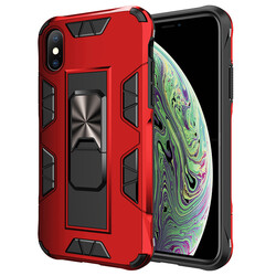 Apple iPhone X Case Zore Volve Cover Red
