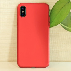 Apple iPhone X Kılıf Benks Comfort Tpu Kapak Kırmızı