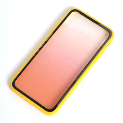 Apple iPhone X Kılıf Zore Estel Silikon Sarı