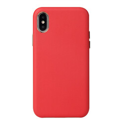 Apple iPhone X Kılıf Zore Eyzi Kapak Kırmızı