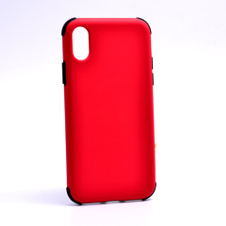 Apple iPhone X Kılıf Zore Fantastik Kapak Kırmızı