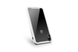 Apple iPhone X Kılıf Roar Glassoul Airframe Kapak Beyaz