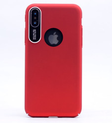 Apple iPhone X Kılıf Zore S-line Kapak Kırmızı