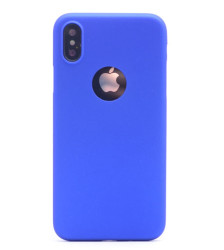 Apple iPhone X Zore Vorka PP Kapak Mavi