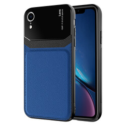 Apple iPhone XR 6.1 Case ​Zore Emiks Cover Navy blue