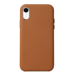 Apple iPhone XR 6.1 Case Zore Eyzi Cover Brown
