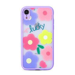 Apple iPhone XR 6.1 Case Zore Fily Cover Lila