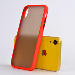 Apple iPhone XR 6.1 Case Zore Fri Silicon Red