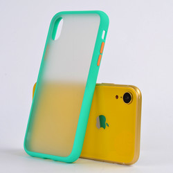 Apple iPhone XR 6.1 Case Zore Fri Silicon Turquoise