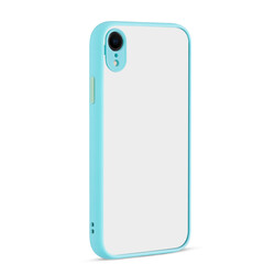 Apple iPhone XR 6.1 Case Zore Hux Cover Turquoise
