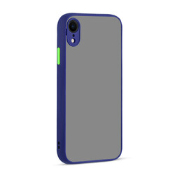 Apple iPhone XR 6.1 Case Zore Hux Cover Navy blue