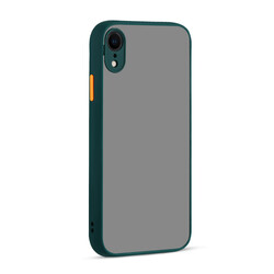 Apple iPhone XR 6.1 Case Zore Hux Cover Dark Green