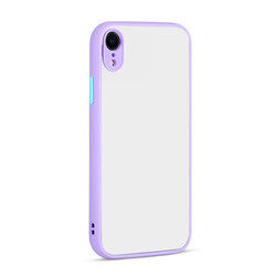 Apple iPhone XR 6.1 Case Zore Hux Cover Lila