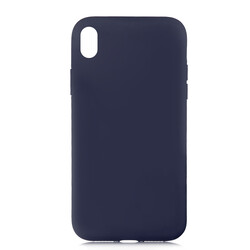 Apple iPhone XR 6.1 Case Zore LSR Lansman Cover Navy blue