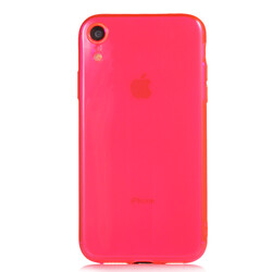 Apple iPhone XR 6.1 Case Zore Mun Silicon Pink