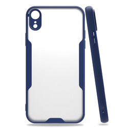 Apple iPhone XR 6.1 Case Zore Parfe Cover Navy blue