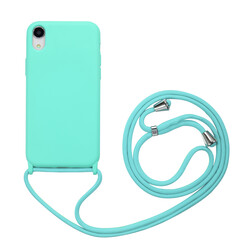 Apple iPhone XR 6.1 Case Zore Ropi Cover Turquoise
