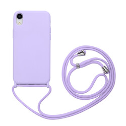 Apple iPhone XR 6.1 Case Zore Ropi Cover Purple