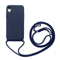 Apple iPhone XR 6.1 Case Zore Ropi Cover Navy blue