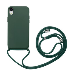 Apple iPhone XR 6.1 Case Zore Ropi Cover Dark Green