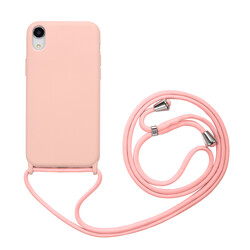 Apple iPhone XR 6.1 Case Zore Ropi Cover Light Pink