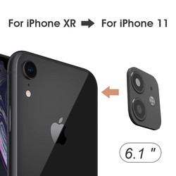 Apple iPhone XR 6.1 Zore CP-03 iPhone 11 Kamera Lens Dönüştürücü Siyah