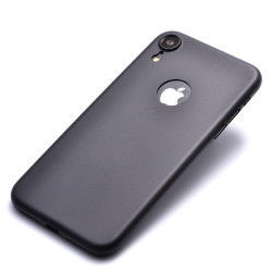 Apple iPhone XR 6.1 Kılıf Zore 1.Kalite PP Silikon Siyah