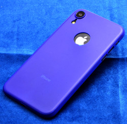 Apple iPhone XR 6.1 Kılıf Zore 1.Kalite PP Silikon Mavi