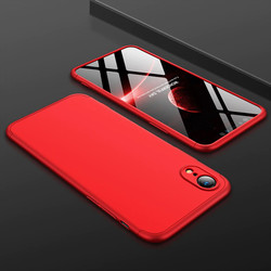 Apple iPhone XR 6.1 Kılıf Zore Ays Kapak Kırmızı