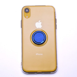 Apple iPhone XR 6.1 Kılıf Zore Les Silikon Mavi