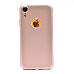Apple iPhone XR 6.1 Kılıf Zore Neva Silikon Gold