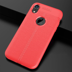 Apple iPhone XR 6.1 Kılıf Zore Niss Silikon Kapak Kırmızı