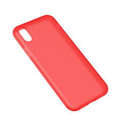 Apple iPhone XR 6.1 Kılıf Zore Odos Silikon Kırmızı