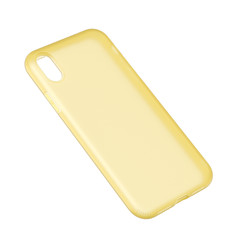 Apple iPhone XR 6.1 Kılıf Zore Odos Silikon Sarı