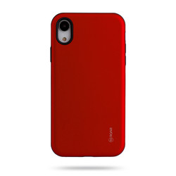 Apple iPhone XR 6.1 Kılıf Roar Rico Hybrid Kapak Kırmızı