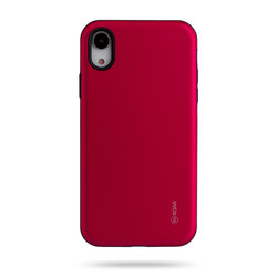 Apple iPhone XR 6.1 Kılıf Roar Rico Hybrid Kapak Pembe